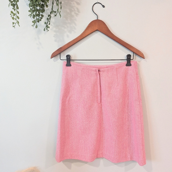 Lilly Pulitzer Pink Tweed A-Line Skirt -size 2 - Picture 2 of 5